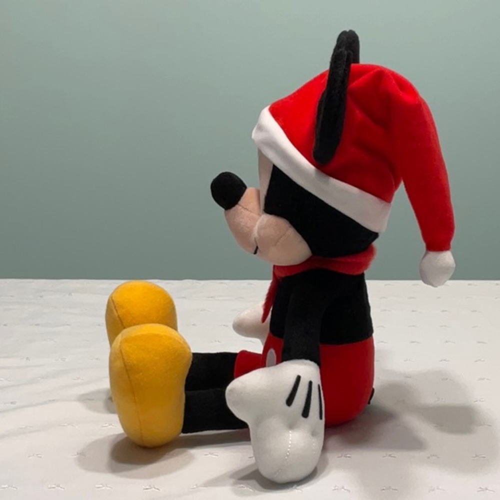 Mickey Mouse Santa Hat Plush Doll - Picture 3 of 7